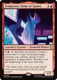 Tempestra, Dame of Games (Surge Foil), Commander: Teenage Mutant Ninja Turtles