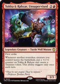 Tokka & Rahzar, Unsupervised (Surge Foil), Commander: Teenage Mutant Ninja Turtles