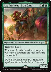 Leatherhead, Iron Gator (Surge Foil), Commander: Teenage Mutant Ninja Turtles