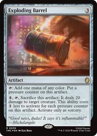 Exploding Barrel (Surge Foil), Commander: Teenage Mutant Ninja Turtles