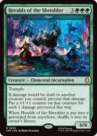 Heralds of the Shredder - Vigor (Surge Foil), Commander: Teenage Mutant Ninja Turtles