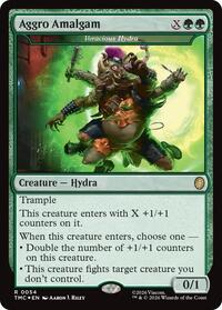 Aggro Amalgam - Voracious Hydra (Surge Foil), Commander: Teenage Mutant Ninja Turtles