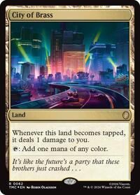 City of Brass (Surge Foil), Commander: Teenage Mutant Ninja Turtles