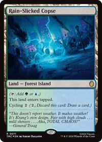 Rain-Slicked Copse (Surge Foil), Commander: Teenage Mutant Ninja Turtles
