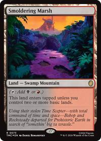 Smoldering Marsh (Surge Foil), Commander: Teenage Mutant Ninja Turtles