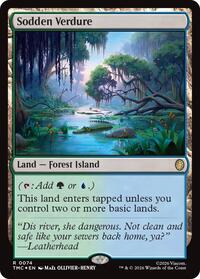 Sodden Verdure (Surge Foil), Commander: Teenage Mutant Ninja Turtles