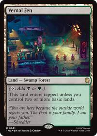 Vernal Fen (Surge Foil), Commander: Teenage Mutant Ninja Turtles