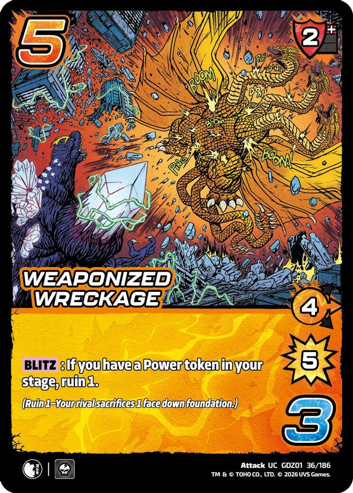 Weaponized Wreckage, Standard, front