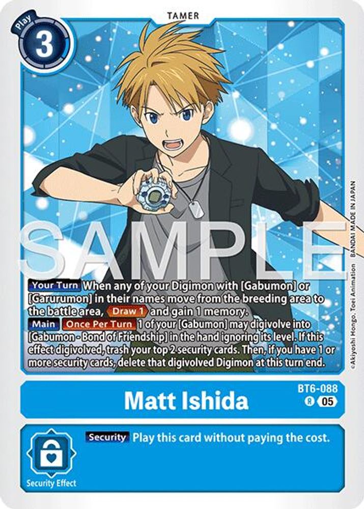 Matt Ishida (Reprint), Foil, front