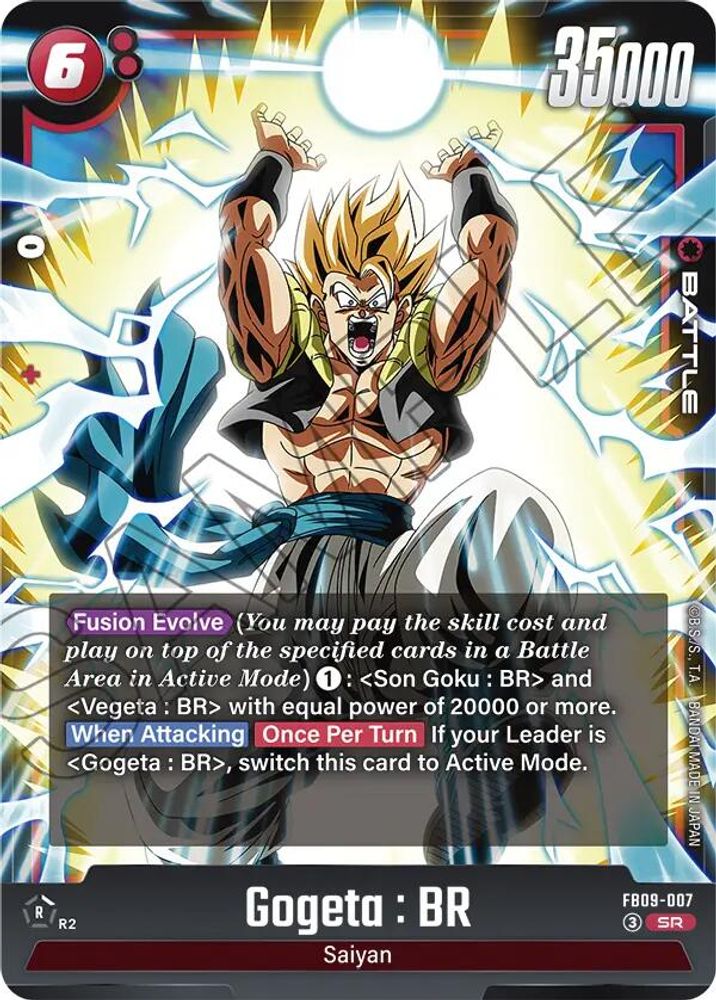 Gogeta : BR - FB09-007, Foil, front