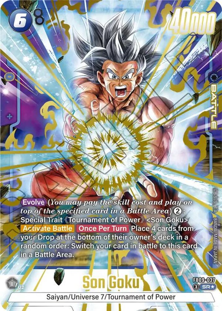Son Goku - FB09-037 (Alternate Art), Foil, front