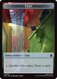 Clue // Rat Double-Sided Token, Commander: Teenage Mutant Ninja Turtles