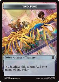 Treasure // Ninja Double-Sided Token, Commander: Teenage Mutant Ninja Turtles