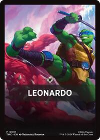 Leonardo Theme Card, Commander: Teenage Mutant Ninja Turtles