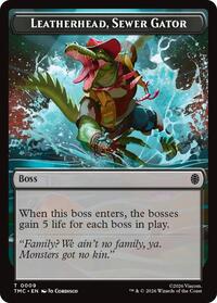 Leatherhead, Sewer Gator, Commander: Teenage Mutant Ninja Turtles