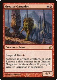 Greater Gargadon, Modern Masters