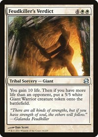 Feudkiller's Verdict, Modern Masters