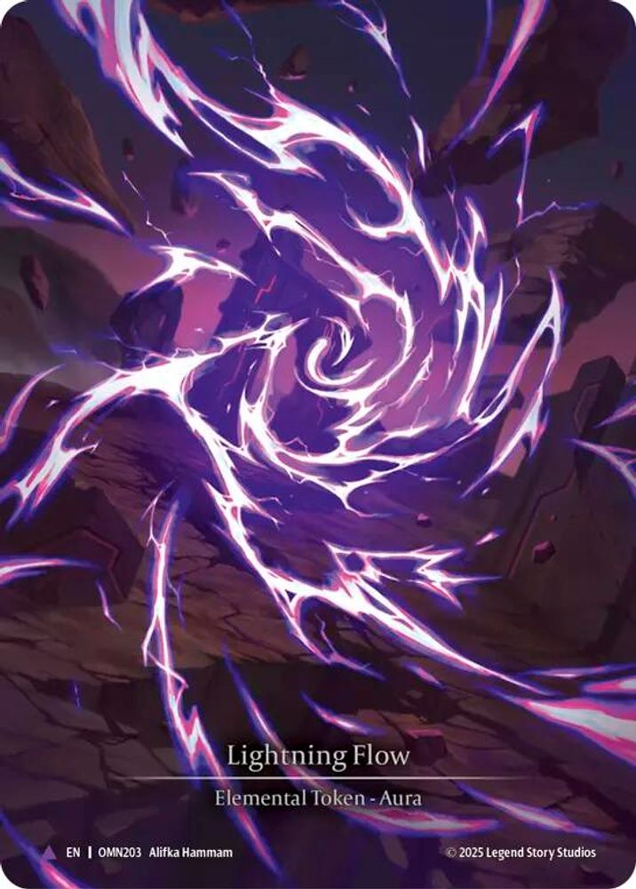 Lightning Flow (A), Cold-foil, front