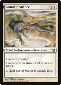 Bound in Silence, Modern Masters