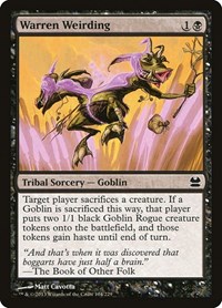 Warren Weirding, Modern Masters