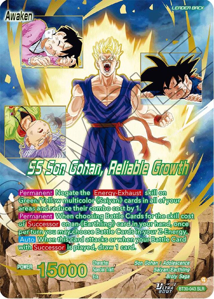 Son Gohan // SS Son Gohan, Reliable Growth (SLR), Foil, front