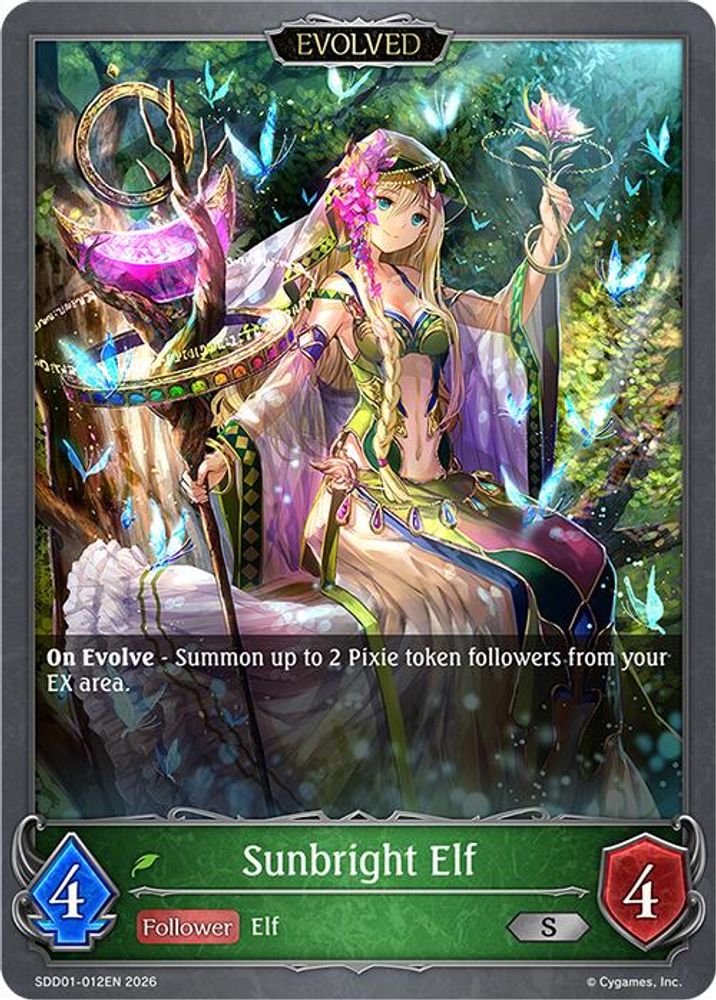 Sunbright Elf (Evolved), Standard, front