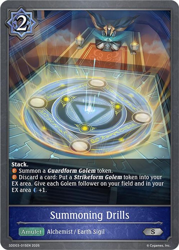 Summoning Drills, Standard, front