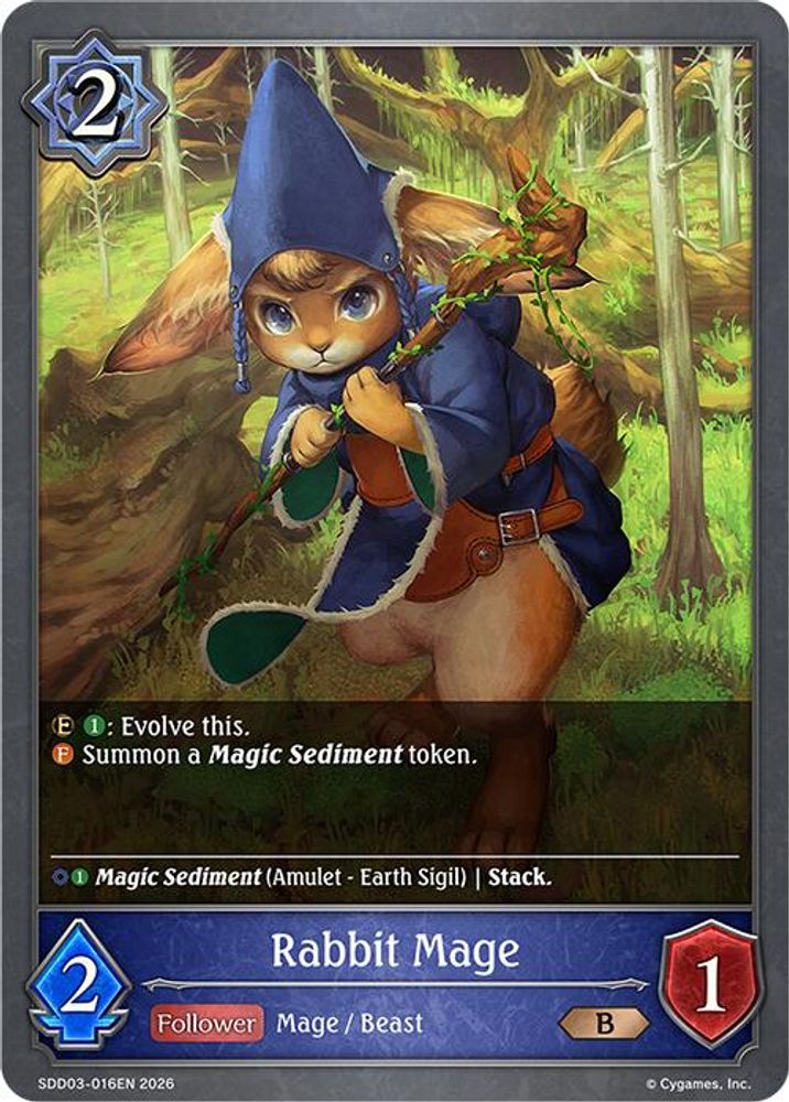 Rabbit Mage, Standard, front