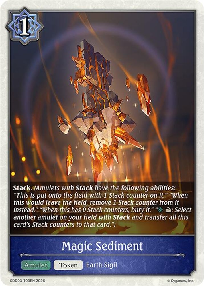 Magic Sediment, Standard, front