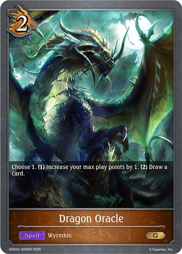 Dragon Oracle, Standard, front