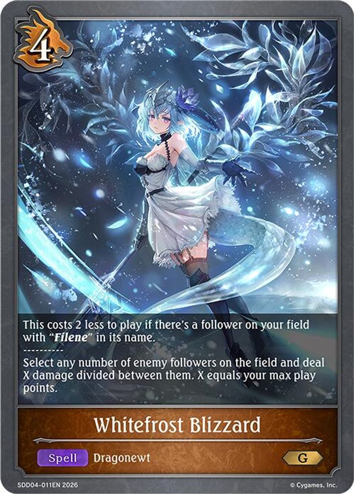 Whitefrost Blizzard, Standard, front