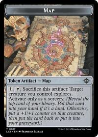 Treasure (0018) // Map Double-Sided Token, The Lost Caverns of Ixalan