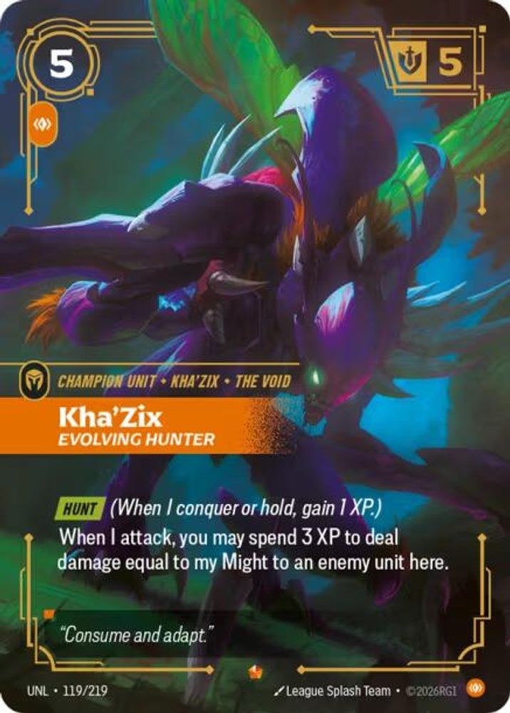 Kha'Zix, Evolving Hunter