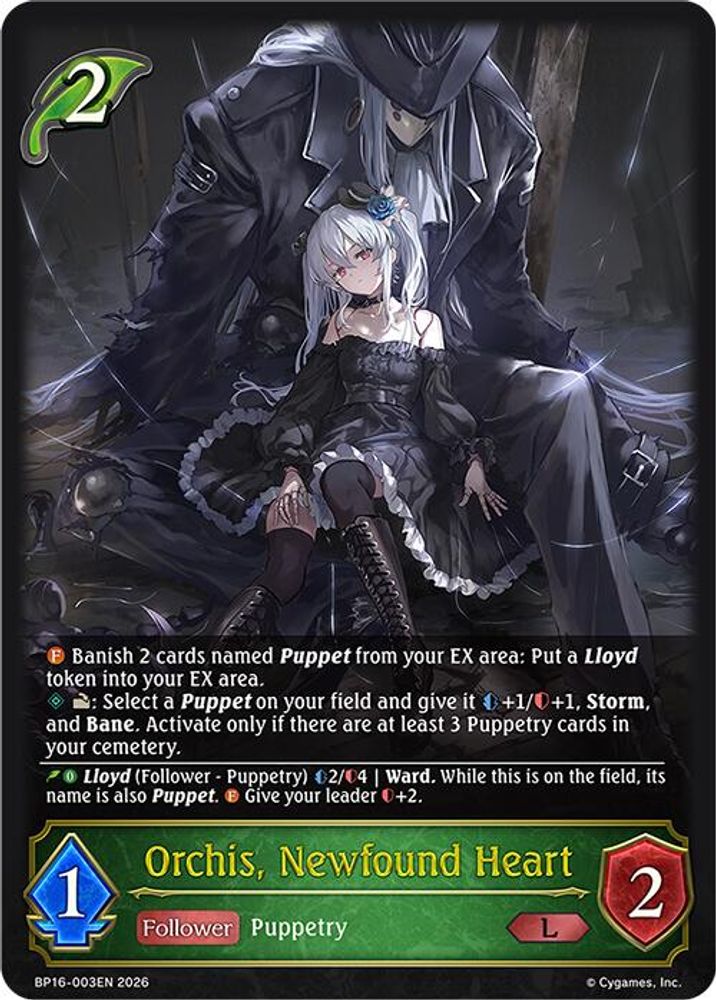 Orchis, Newfound Heart, Standard, front