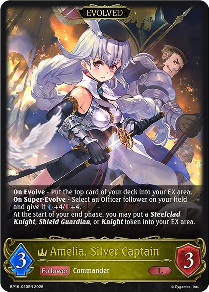 Amelia, Silver Captain (Evolved), Standard, front