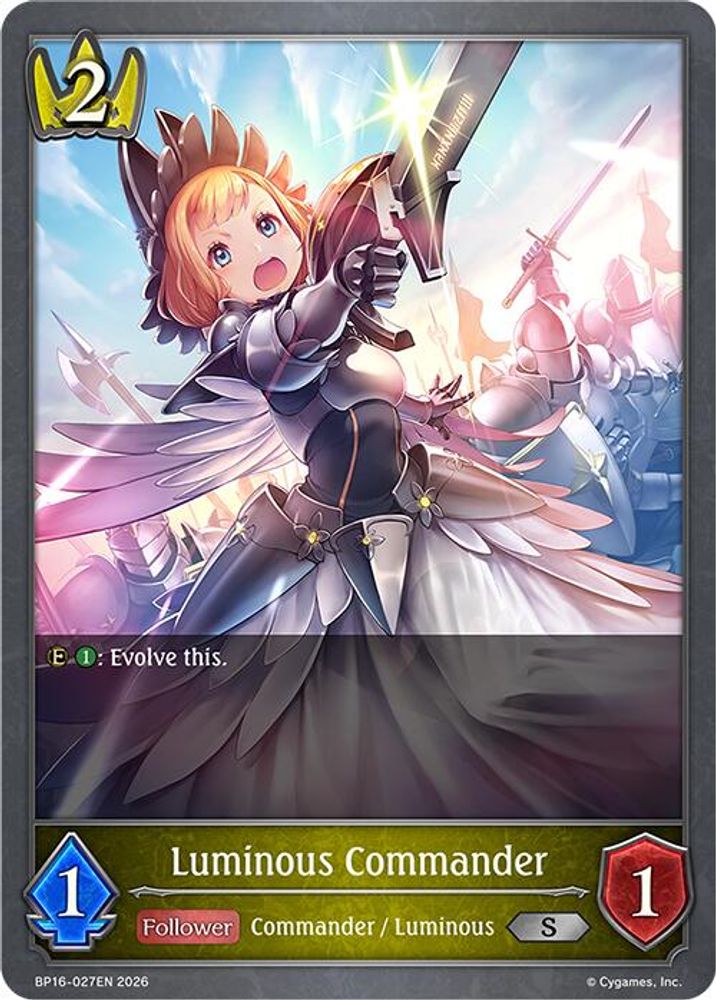 Luminous Commander, Standard, front