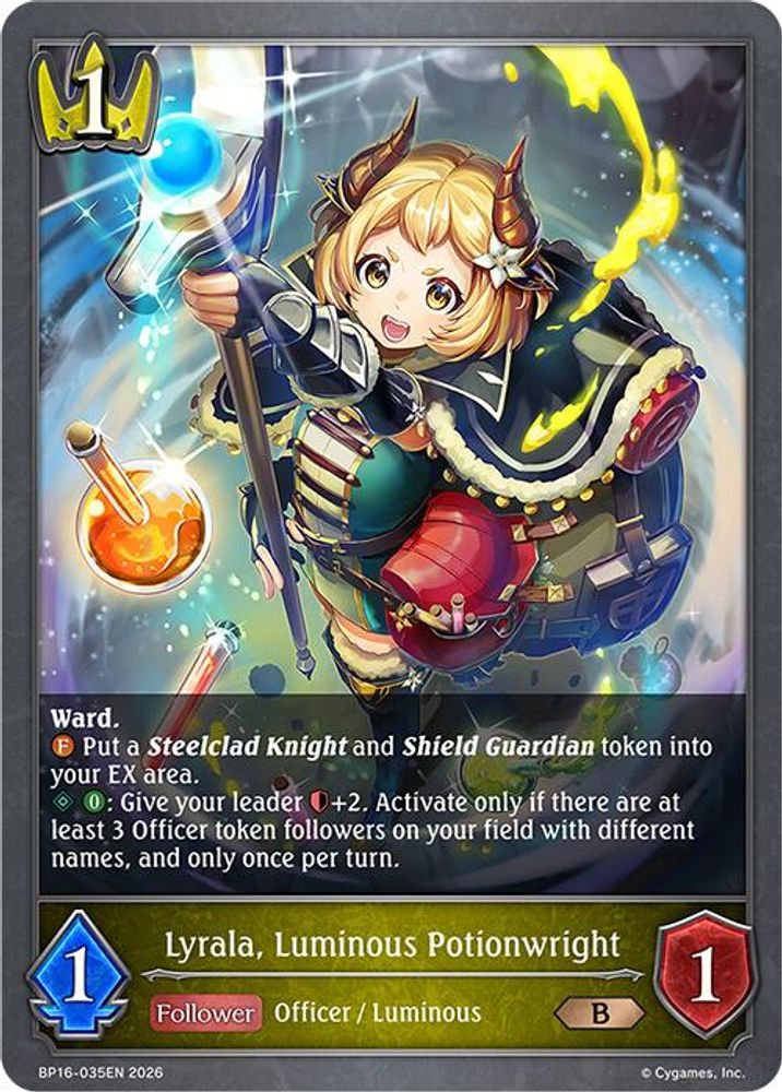 Lyrala, Luminous Potionwright, Standard, front