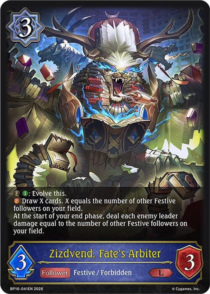 Zizdvend, Fate's Arbiter, Standard, front