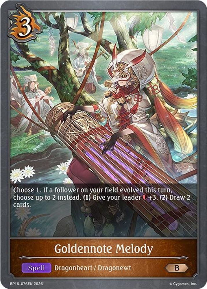 Goldennote Melody, Standard, front