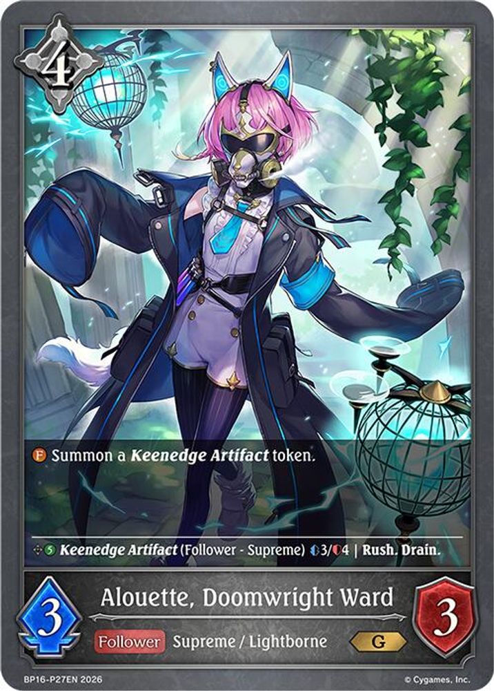 Alouette, Doomwright Ward - P27 (Foil), Standard, front