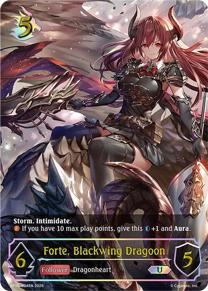 Forte, Blackwing Dragoon (U), Standard, front