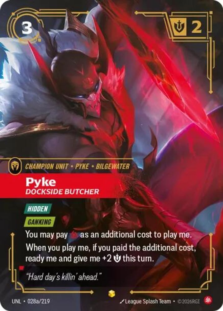 Pyke, Dockside Butcher (Alternate Art)