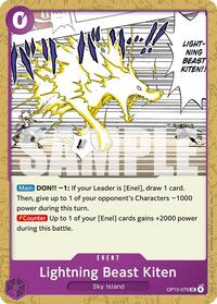Lightning Beast Kiten