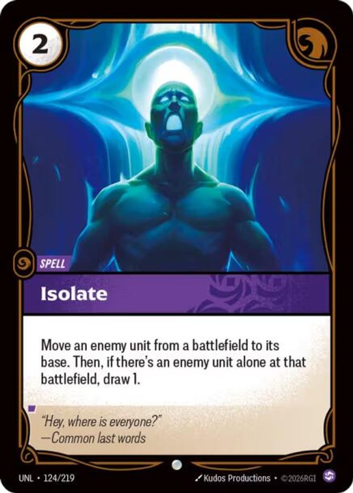 Isolate