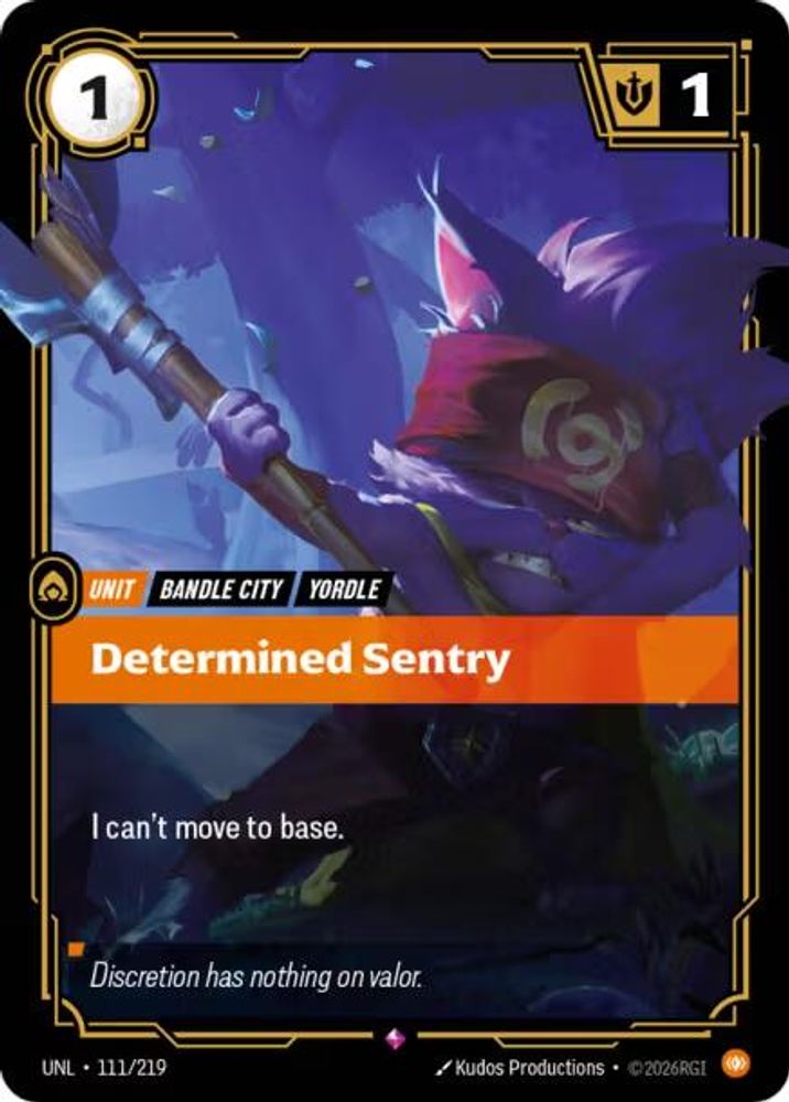 Determined Sentry