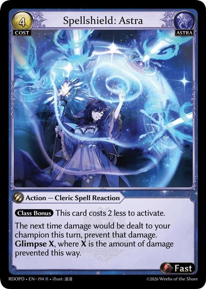 Spellshield: Astra, Standard, front