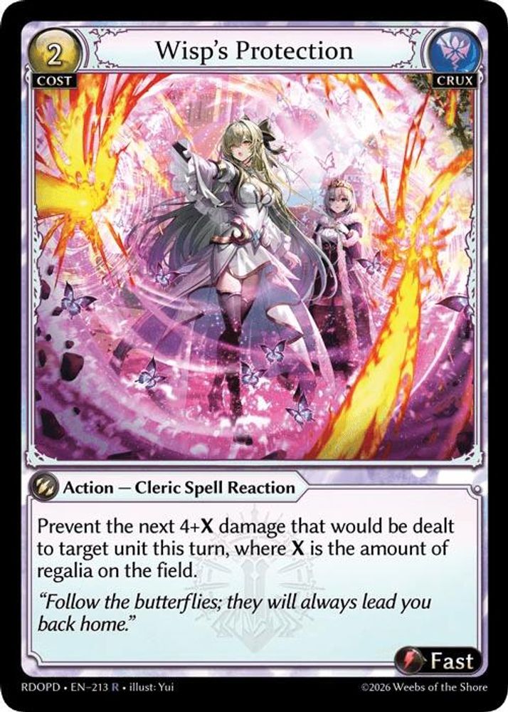 Wisp's Protection, Standard, front
