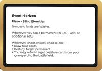 Event Horizon (Black Lotus Unknown Planechase), Oversize Cards