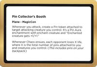 Pin Collector's Booth (Black Lotus Unknown Planechase), Oversize Cards