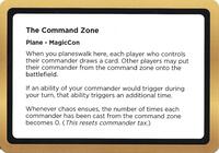 The Command Zone (Black Lotus Unknown Planechase), Oversize Cards